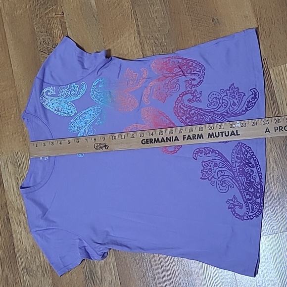 Tek Gear- SS tee Rainbow Paisley - Picture 5 of 9